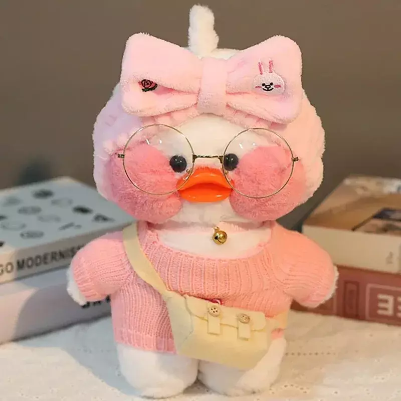 30cm Cute Cartoon Lalafanfan Duck Plush Toys Soft Duck Stuffed Dolls Pillow Decor Christmas Birthday Gifts for Girl Friends
