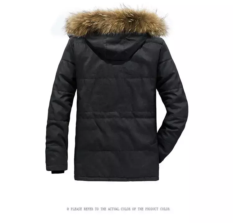 Jaqueta com capuz ao ar livre para homens, adequado para o inverno, lazer, tamanho 7XL, novo, 2024