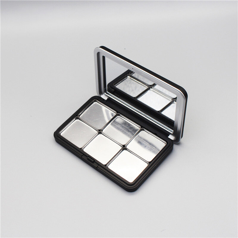 Portable Makeup Palette Stackable Cosmetic Storage Makeup Storage Box Separate Compartments Refillable Eyeshadow Tray Container