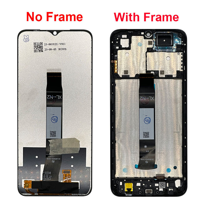 Display LCD e Touch Screen com Frame, Montagem Digiter, Substituição para Xiaomi Redmi A2 +, 6.52"