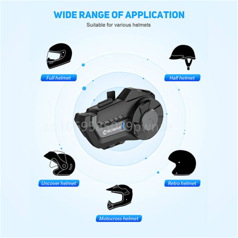 Synco Moman H2 Pro Helm Gegensprechanlage Bluetooth Motorrad Helm Headset Kopfhörer Wireless Bike wasserdicht WiFi Video recorder