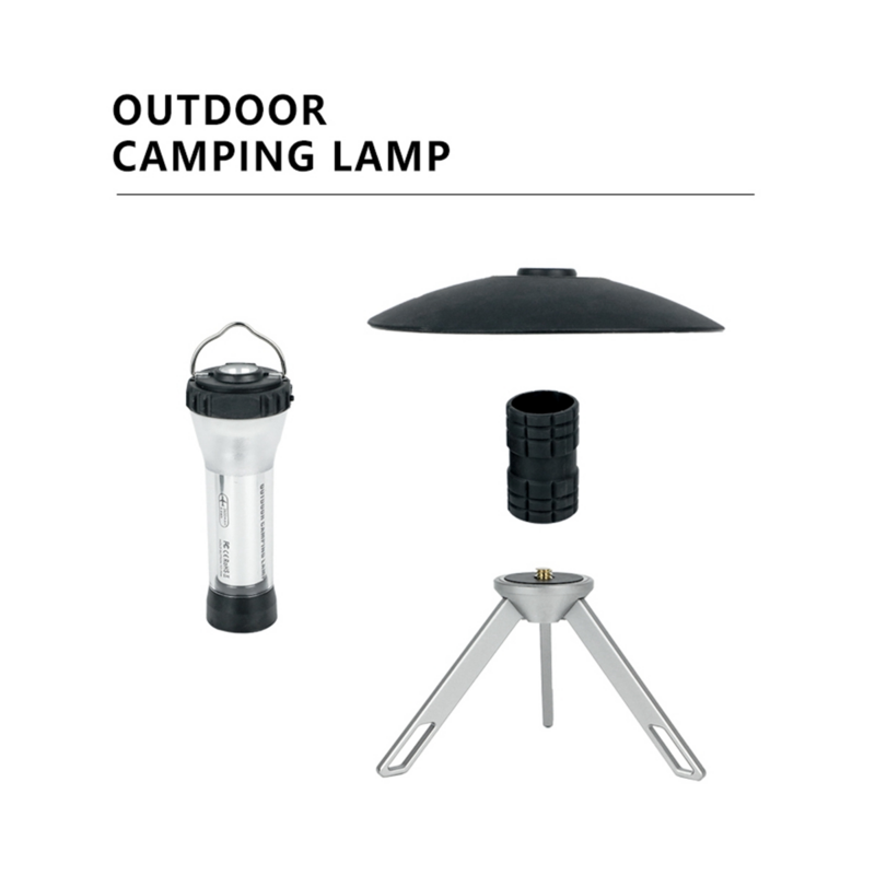 Многофункциональная лампа для кемпинга, портативная уличная лампа с USB-зарядкой и штативом, съемный портативный светильник
