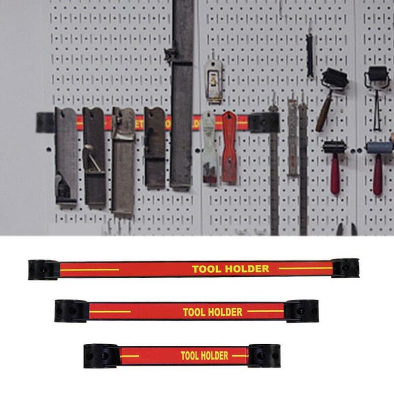 Multifunctional Magnetic Tool Holder Strong Tool Holder Heavy-duty Bar Wall Mounted Storage Tool Bar Strip Rack Garage Organizer