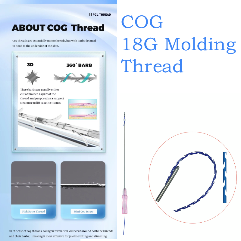 Strumenti di produzione della corea 18G 100MM Cog Molding Wires Threads Fox Lifting 20pcs all'ingrosso