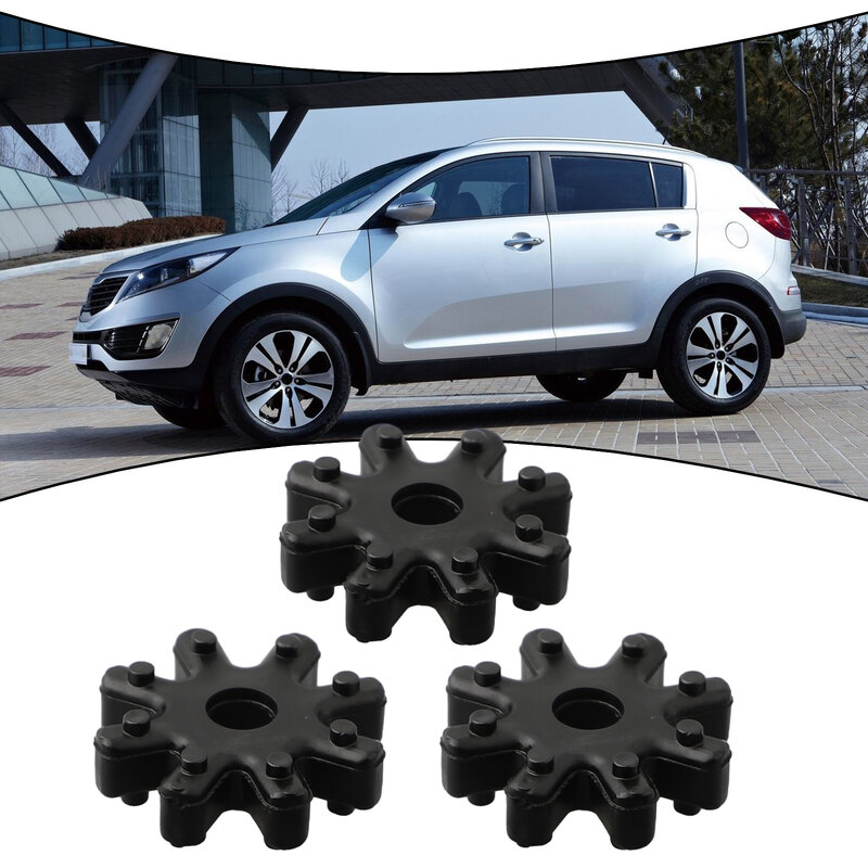 Uniwersalny czarna guma sprzęg kierowniczy, łatwy do zainstalowania bezpośredni zamiennik, pasuje do wielu modeli Hyundai i Kia 2007-2014