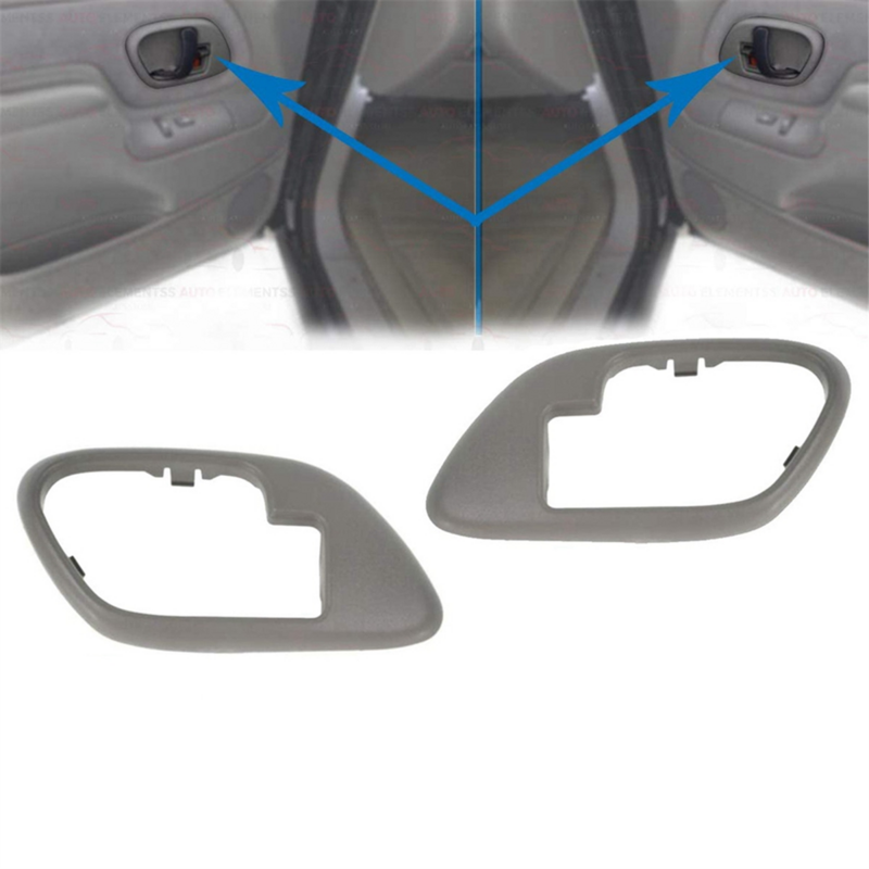 Car Interior Door Handle Trim Plate Bezels Trim for Chevrolet GMC Truck Inner Accessories Left 15708079 Right