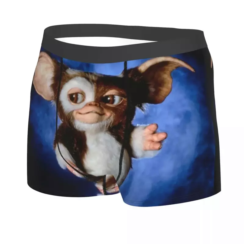 Stretch Gizmo Mogwai Monster Movie Boxer Shorts para homens, roupa íntima Gremlins personalizada, calcinha macia, cuecas, shorts masculinos
