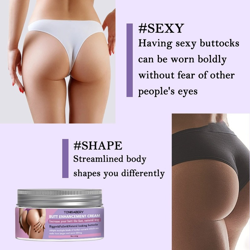 Natural Buttock Enlargement Cream Sexy Hip Butt Enlarger Enhancement Lift Up Enlarge Butt Plant Extract Effective Body Lotion