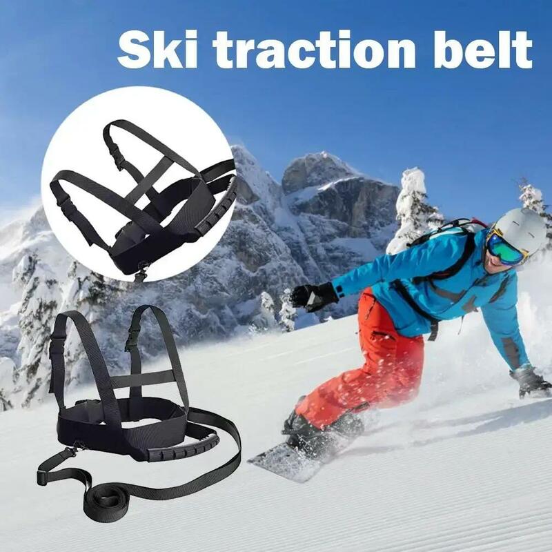 Harness Rope Chest Strap Skating Ski Shoulder Training Harness Belt Children Kid Ski Safety with Traction Strap Leash Adjustable