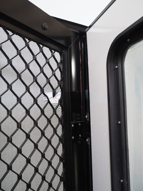 Puerta de entrada RV con malla ventilada, puertas de caravana y autocaravana baratas, 1800x620mm