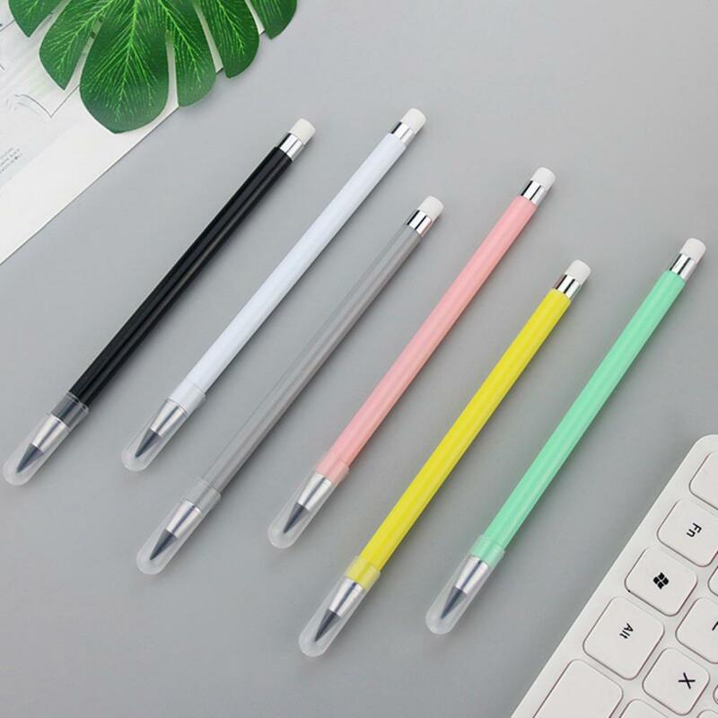 7 قطعة عملية الكتابة الأبدية قلم رصاص قابلة لإعادة الاستخدام خفيفة الوزن إنفينيتي قلم رصاص غير محدود الكتابة