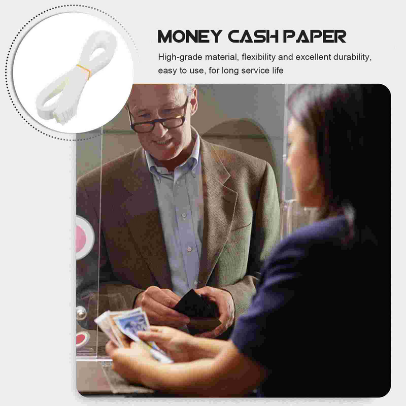 200 Stück Banknoten papier Verpackung Geld Geld gurt Währungs bänder Wrapper für Band bänder Veranstalter