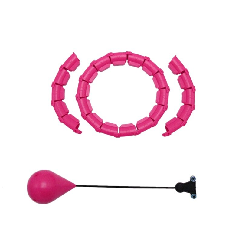 For Drop Shipping 24 Parts Smart Hula Sport Hoop With Color Box（provide free logo sticker service）