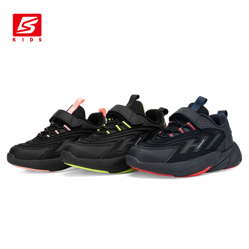 Baasploa-Zapatillas de correr para niños y niñas, calzado deportivo de malla transpirable, para caminar, a la moda