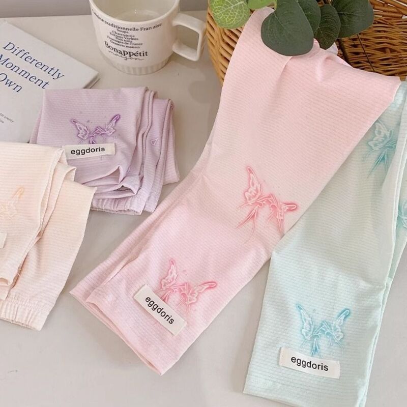 UV Protection Sunscreen Sleeves Arm Protection Butterfly Print Ice Silk Sleeves Breathable Sunshade Butterfly Ice Sleeves