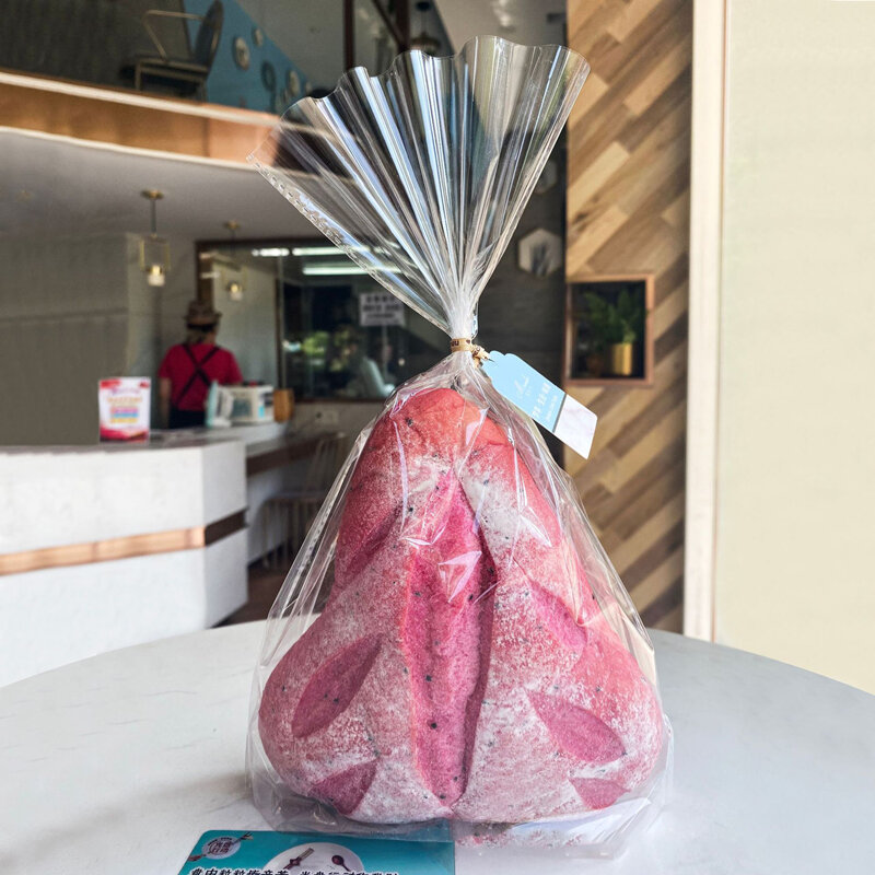 Sac fourre-tout en Cellophane, sac ouvert supérieur Transparent grands biscuits de bonbons emballage cadeau pochette transparente en plastique faveur de fête mariage de noël