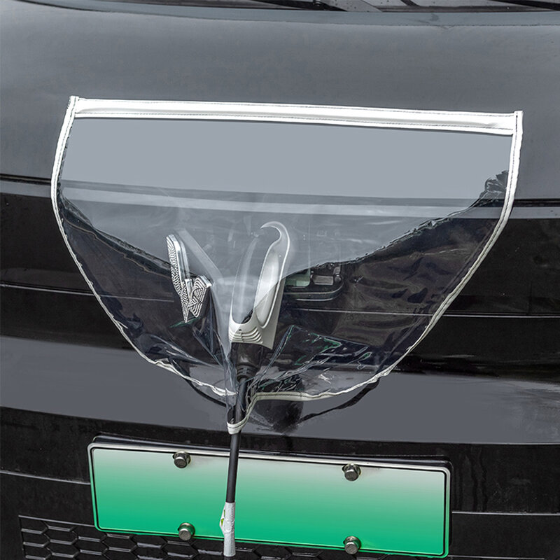 Крышка для зарядного порта электромобиля, уличная защита от дождя, пылезащитные крышки для Tesla Model 3 Y SUV, автомобильные аксессуары