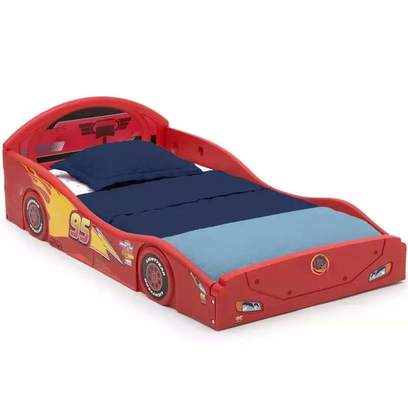 Cama de plástico Lightning para niños, cama para dormir y jugar, Delta, el mejor regalo para niños