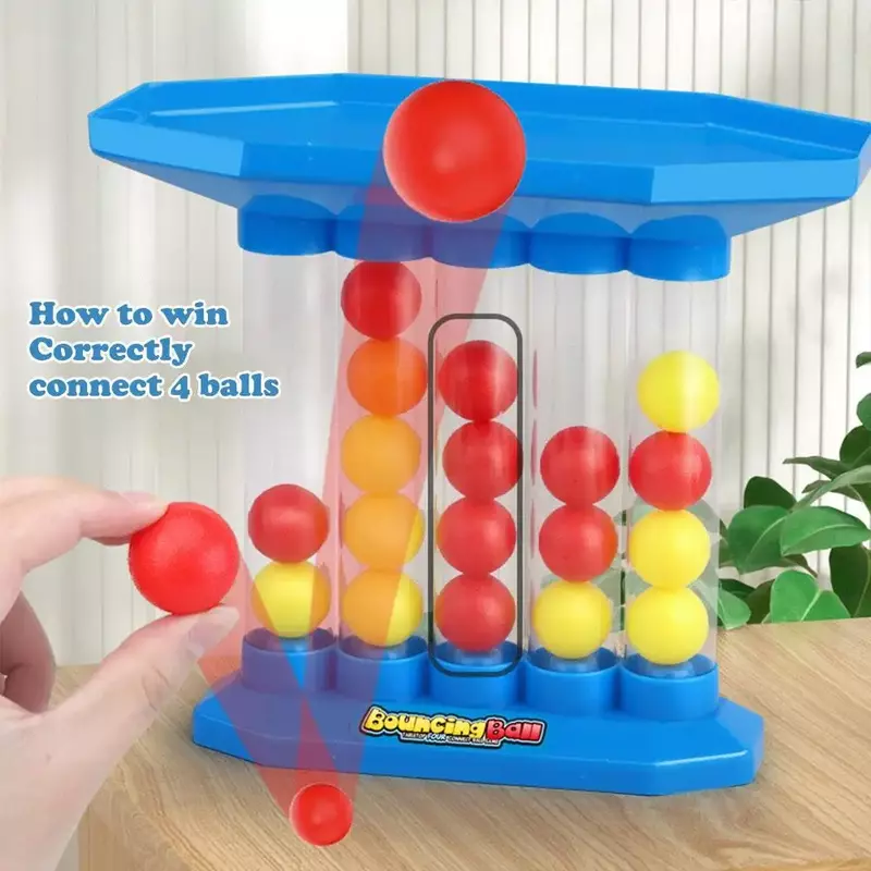Juego de mesa interactivo de cuatro bolas para padres e hijos, diversión de rebote creativa, entretenimiento para fiestas, juguetes de pelota eyectora