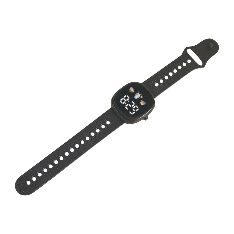 Zegarek dla dzieci odpowiedni dla studentów sportów na świeżym powietrzu zegarki elektroniczne wyświetlanie czasu miesiąca na co dzień zegarek z żelem krzemionkowym