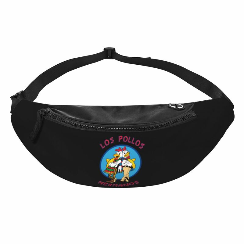 Los Pollos Hermanos Breaking Bad Fanny Pack for Women Men Chicken Brothers Crossbody Waist Bag Travel Hiking Phone Money Pouch