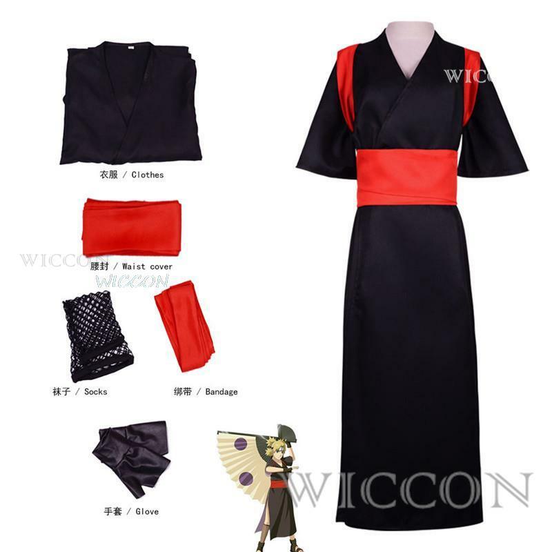 Nara Temari Anime Cosplay Costume Halloween Carnival Suit Halloween Carnival Party Dress Up Clothes Party Costumes
