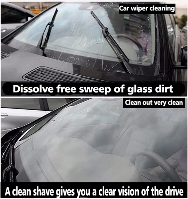 زجاج سيارة أقراص فوارة نظافة الصلبة غسالة وكيل العالمي السيارات الزجاج الغبار المياه السخام مزيل