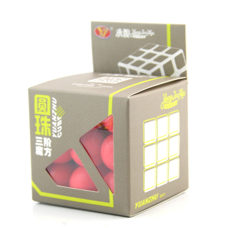 ลูกปัดสาม Professional Magic Cube สี Professional Smooth ตัวต่อของเล่นเด็กของเล่นเพื่อการศึกษา3X3 Cube แม่เหล็ก