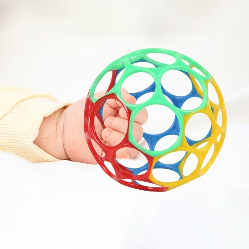Baby Speelgoed Rammelaars Kids Educatief Speelgoed Grijpen Gaten Ballen Voor Pasgeboren Cribs Wandelwagen Soft Veiligheid Hand Bells Baby Speelgoed