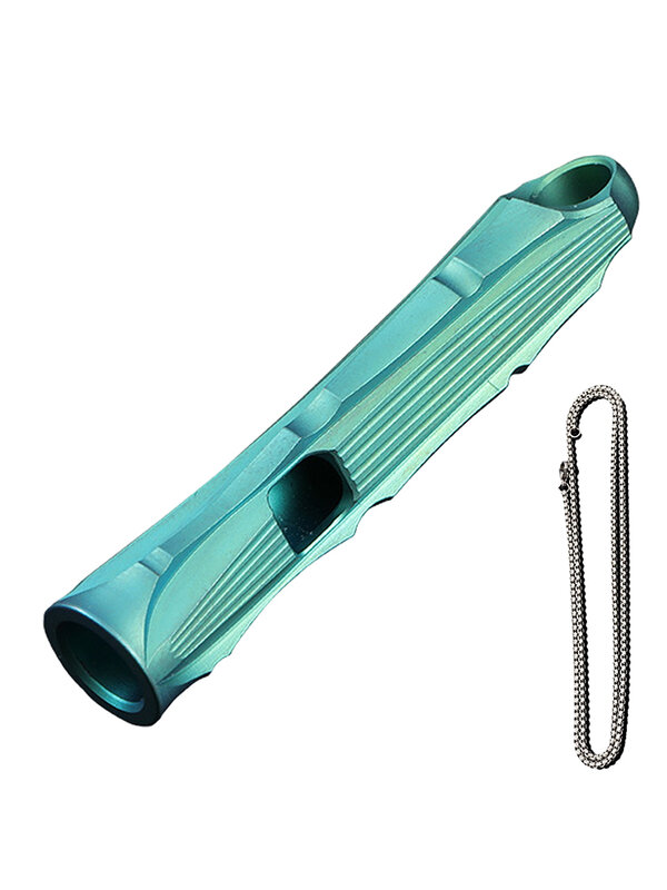 Hiking Lightweight Kids Survival Camping Portable Loud Boating With Necklace Lifeguard Safety Titanium Alloy Emergency Whistle