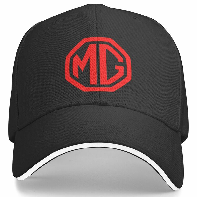 MG 로고 액세서리 남녀공용 야구 모자, 아빠 모자, 클래식 포멀 모자, 조절 가능한 스냅백 캡