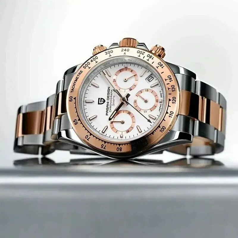 Gold 1644 PAGANI DESIGN 2024 New Men's Watches Top Brand Luxury Mens Quartz Wrist Watch Men Watch Men Chronograph Waterproof