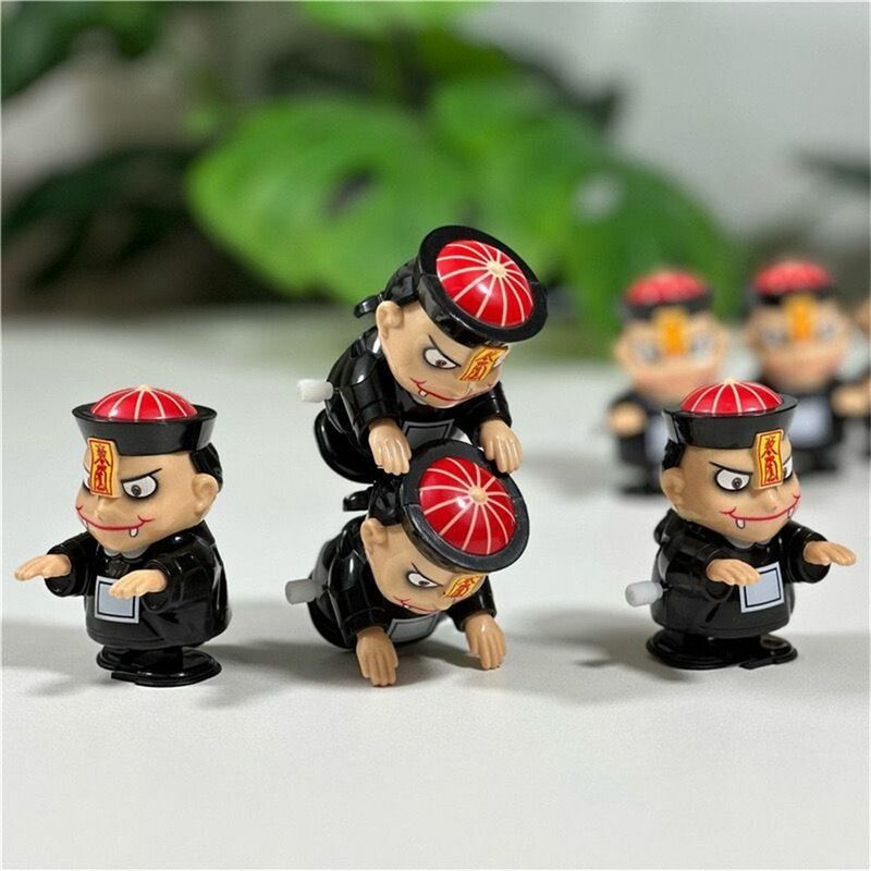 Interessante Wind Up Toys novità plastica ABS orologio cinese Zombie Ghost Doll divertente Walking Zombies Toy regali per bambini