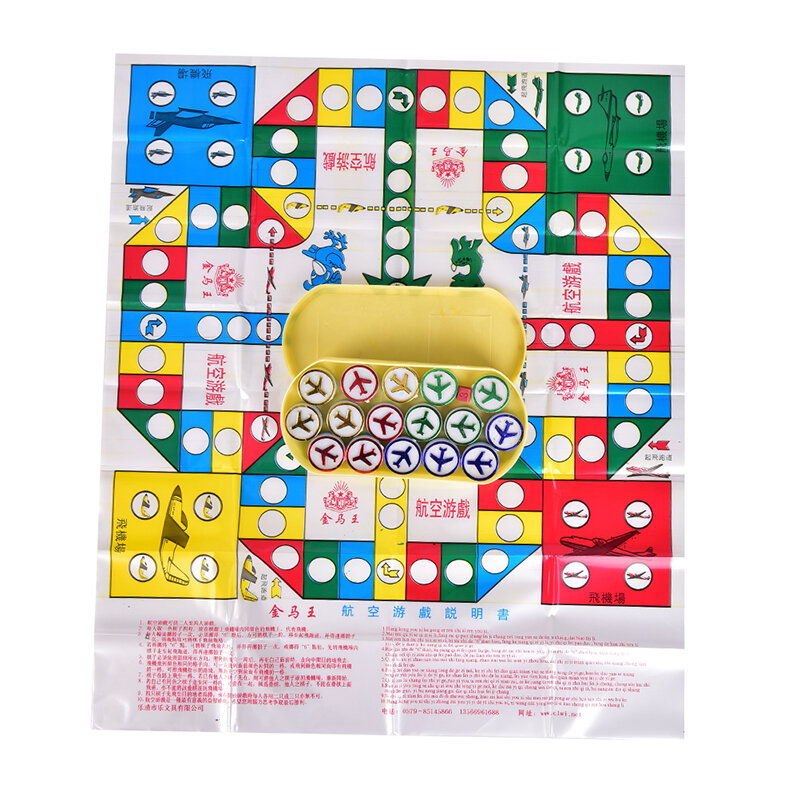 Cobra Escada Flying Chess Board Game Set, Quebra-cabeça, Festa da família, venda quente, 1Pc