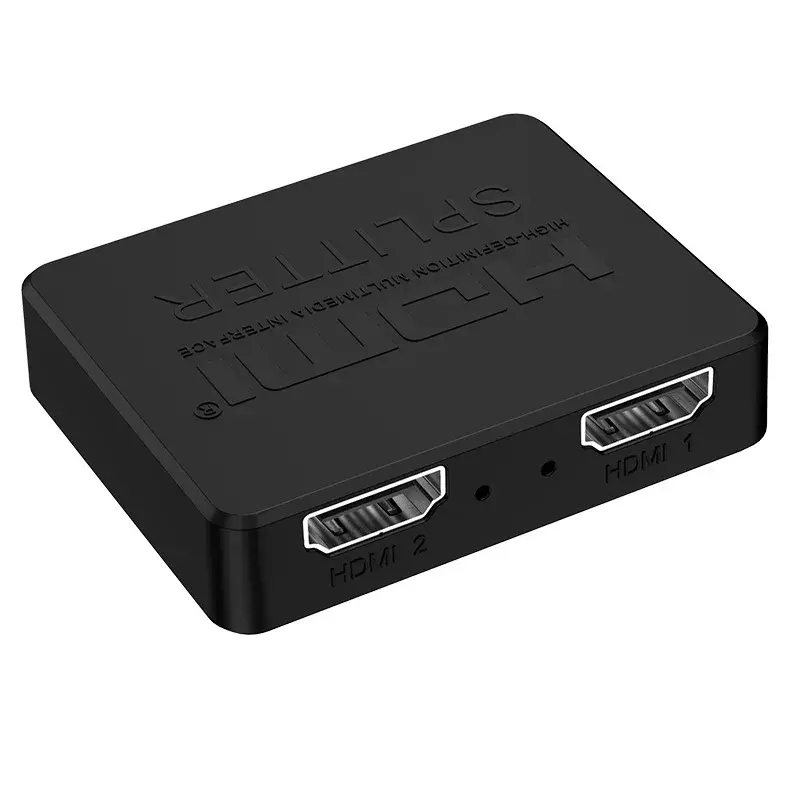 4K Mini HDMI Splitter One in Two Out with Audio & Video Cables