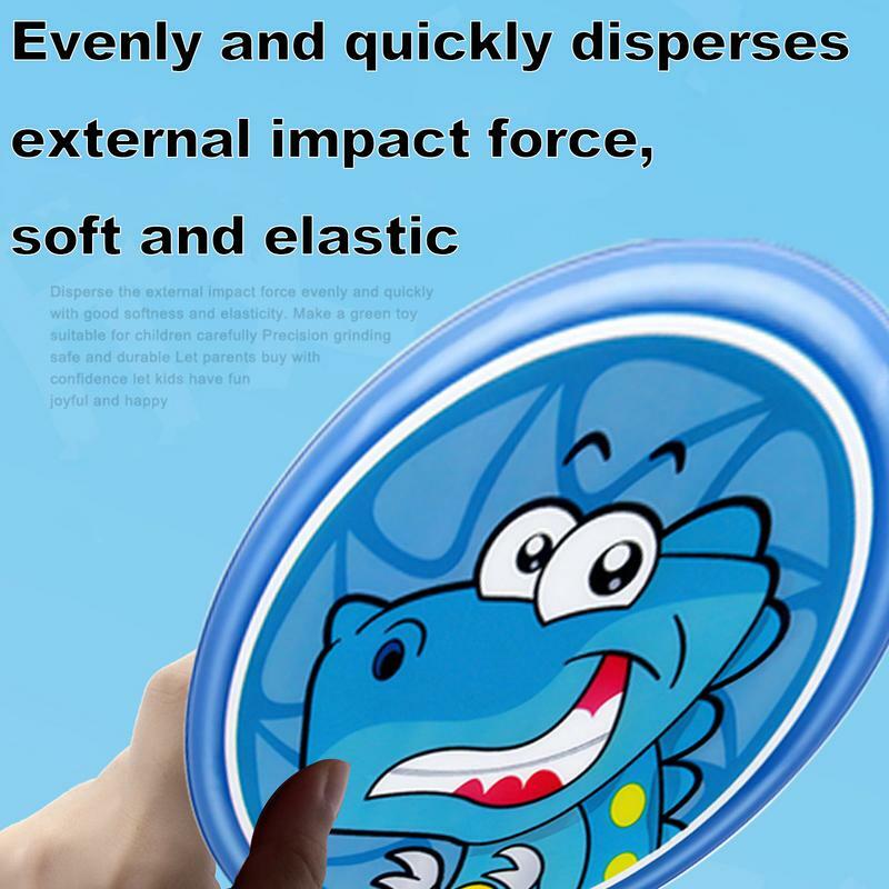 PVC Flying Disc Decompression Toy for Kids Outdoor Sports Play Beach Game Entertainment Toys Gifts for boys girls
