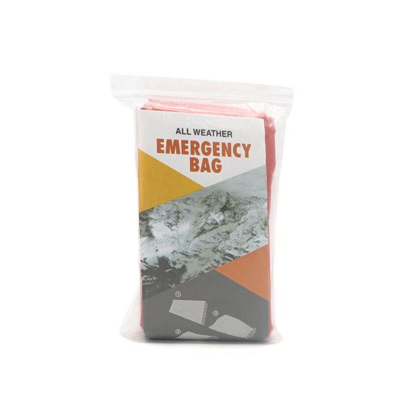 Outdoor Pe Aluminum Film Emergency Sleeping Bag, Thermal Insulation, Emergency Survival Reflective Sleeping Bag
