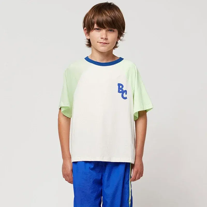 男の子と女の子のための漫画プリントのbobo-半袖Tシャツ、子供服、ファッション、夏、新しい、2024