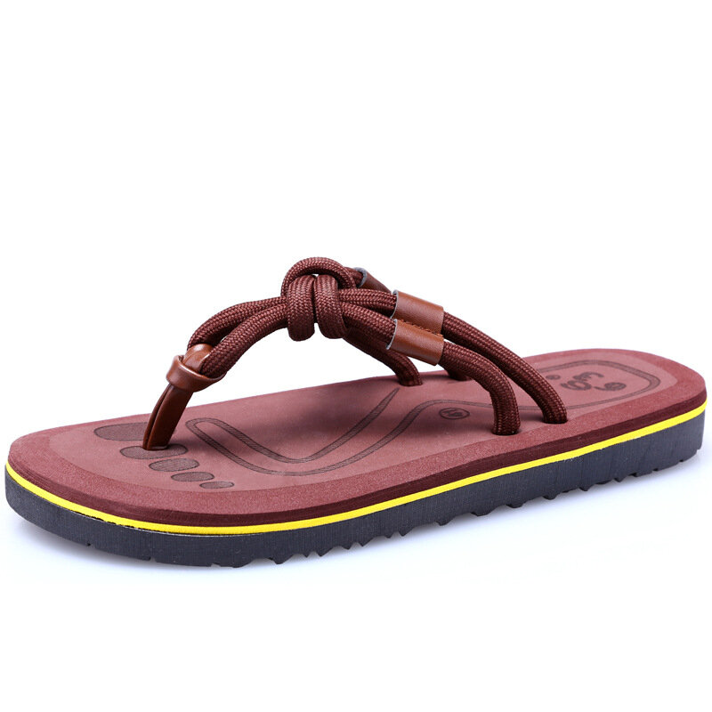 WOTTE New Men Flip Flops Design Outdoor Solid Color Men Slippers Lightweight Summer Slippers Beach Men Sandals шлепки мужские