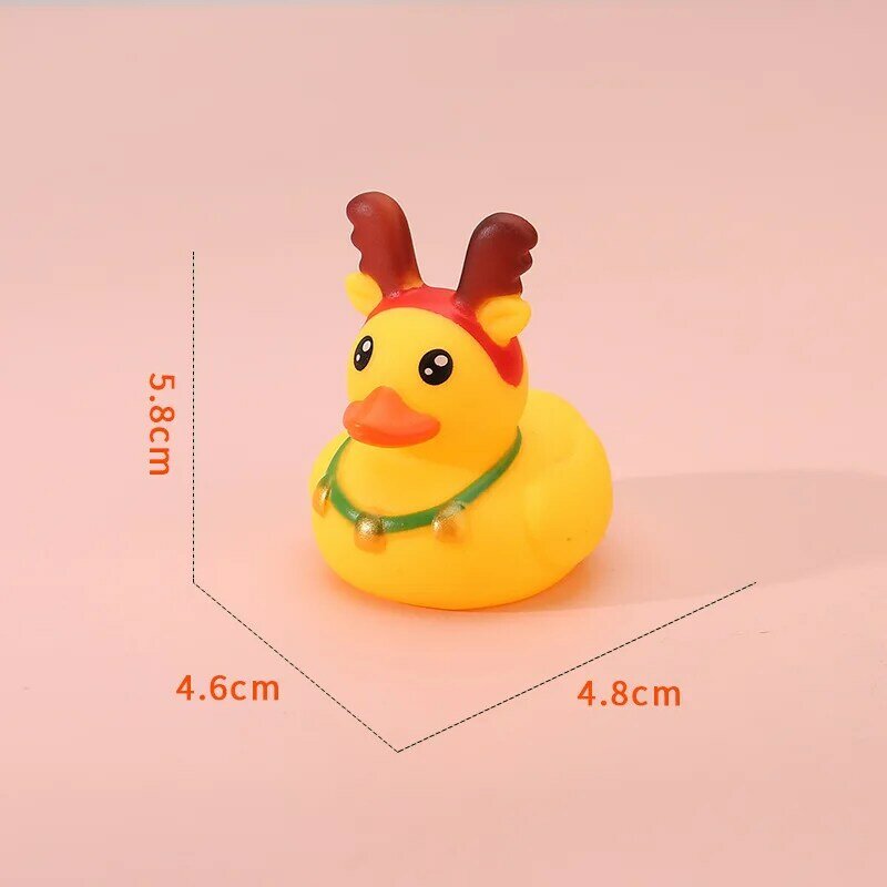 Pato flutuante para bebês, lindo pato amarelo, Squeeze Sound, flutuador de borracha macia, brinquedo de água, presente para crianças