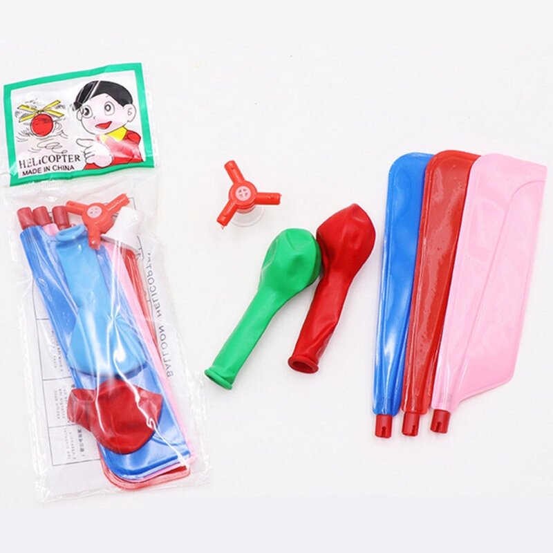 Красочный воздушный шар-вертолет, детская игрушка, подарок для вечеринки, для использования в помещении или на открытом воздухе
