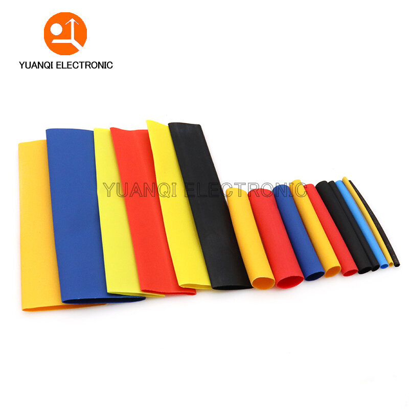 164pcs Heat Shrink Tube Kit Shrinking Wrap Tubing Wire Protection Cable Assorted Waterproof Shrinkable Insulation Sleeving 2:1