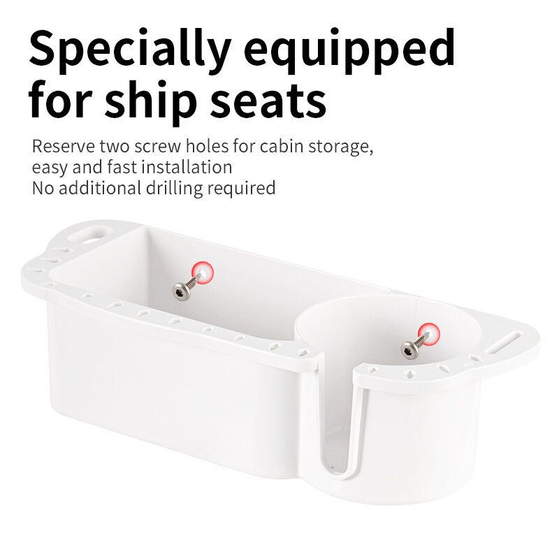 Kotak Caddy penyimpanan laut dapat tempat cangkir telepon kotak minuman Organizer perahu laut Yacht Pontoon kabin memancing Universal multifungsi