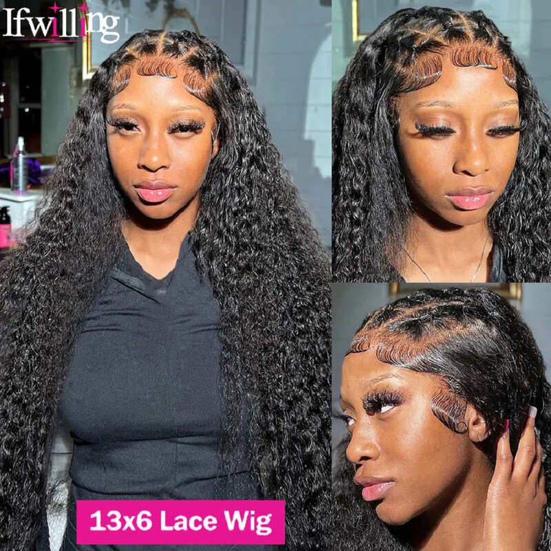 HD Lace Wig 13x6 Human Hair Water Wave Wigs Human Hair 30 Inch Lace Front Wig Human Hair Transparent Lace Frontal Wig Human Hair