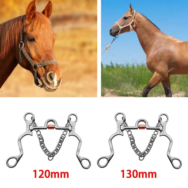 Horse Bit with Copper Mouth Stainless Equestrian Equipment