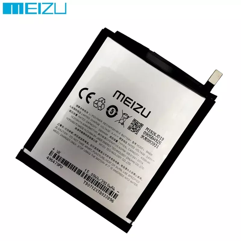 100% oryginalny BA926 Meizu 4000mAh Bateria dla Meizu 16XS M1926 M926H M926Q M926 telefon komórkowy wysokiej jakości baterie Bateria