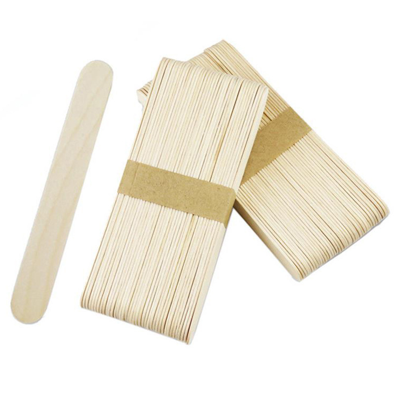 New Woman Wooden Body Hair Removal Sticks Wax Waxing Disposable Sticks Wood Tongue Depressor Spatula Beauty Toiletry Kits