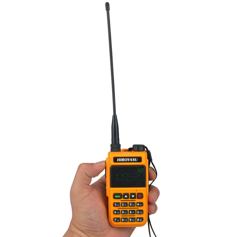 HIROYASU-escáner marino Amateur de banda aérea UV-5118, Radio AM, FM, VHF, UHF, 118-660MHz, 6 bandas completas, NOAA, caza de canales meteorológicos