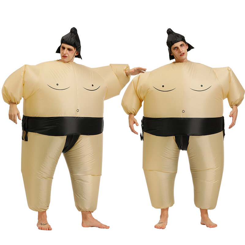 2色大人インフレータブル相撲コスプレコスチュームハロウィン男性女性ファッションパフォーマンスドロップシッピング