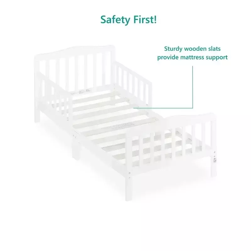 クラシックなデザインの幼児用ベッド,白い色